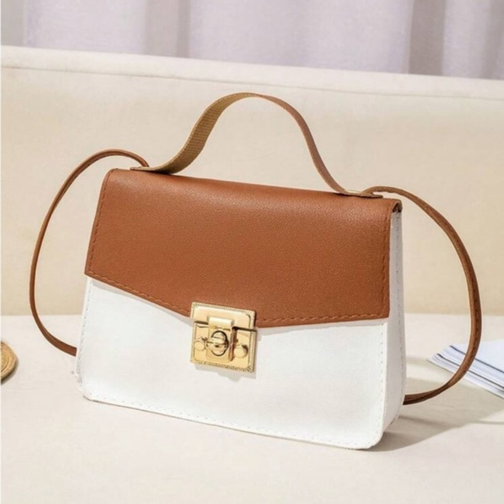 ⚠️Clearance Mini Two Tone Flap Square Bag - Picture 2 of 5